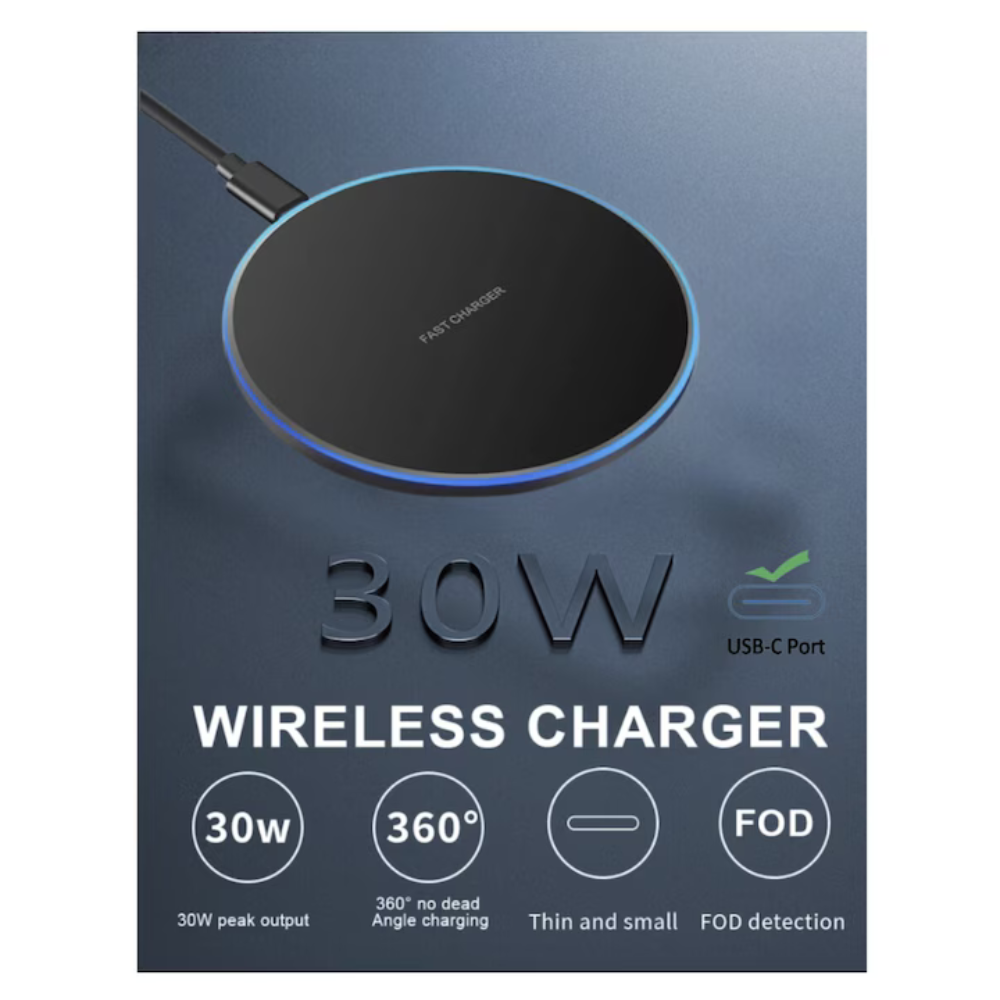 Set Incarcator Wireless super Fast Charging 30W