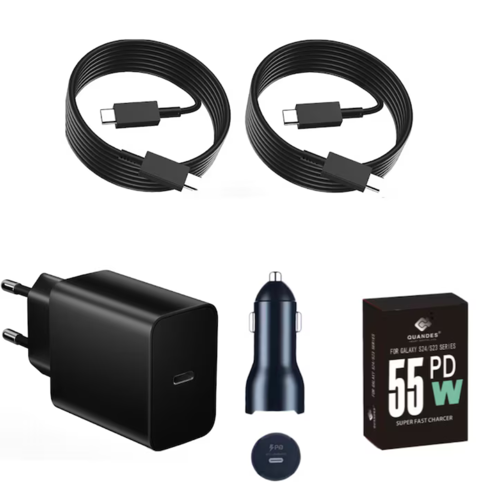 Kit Incarcator USB-C 55W GaN T4510