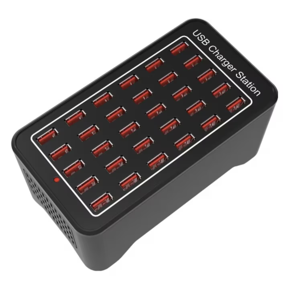 Kit Statie de incarcare 150W Smart cu 30 porturi USB